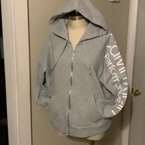 Woman’s Calvin Klein performance hoodie grey LG